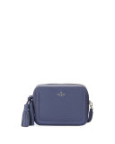 orchard street arla crossbody bag, oyster blue