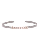 Cosmos Full-Row Titanium Bracelet with Diamonds