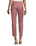 Treeca Cl. Continuous Cropped Pants, Pink Willow