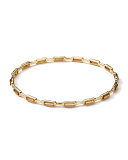 18k Gold Rock Candy Gelato 16-Stone Bangle, Cognac Citrine