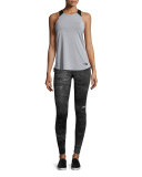 Super Waisted Printed Performance Leggings, TNF Black Geofire