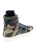 SL/10H Camo-Print High-Top Sneaker