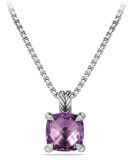 11mm Châtelaine Faceted Pendant Necklace
