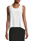 Sora Silk-Combo Shell Tank