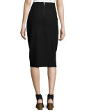 Fisher Project Midi Pencil Skirt, Black