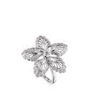 18K White Gold Lys Diamond Ring, Size 8