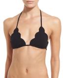 Broadway Scalloped String Bikini Top
