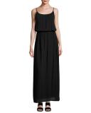 Bridgehampton Coverup Maxi Dress, Black
