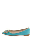 Jewel Medallion Skimmer Flat, Anice