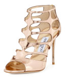 Ren Mirrored Caged 100mm Sandal