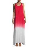 Dite Sleeveless A-Line Maxi Dress, Fire Ombre