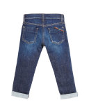 Stretch-Denim Jeans, Kids' Sizes 4-12 