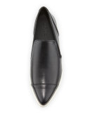 Paeyer Pointy-Toe Sneaker, Black