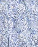 Allover Paisley Printed Sport Shirt, Blue