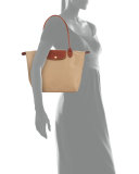 Le Pliage Medium Shoulder Tote Bag, Beige