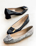 Pasha Patent Ornament 35mm Pump, Black
