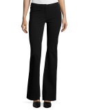 Alana Flare-Leg Pants, Black