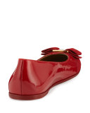 Varina Mini Patent Leather Ballet Flat, 10T-2Y