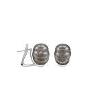 14mm Pearl Earrings, Pierced