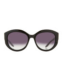 Patchett Universal-Fit Butterfly Sunglasses, Black