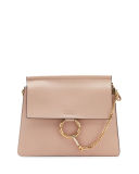 Faye Medium Leather Shoulder Bag
