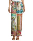 Power Scarf Printed Pants 