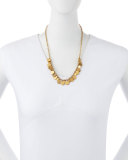 Logo Charm Short Necklace, 20"L