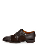 Scribe Novo Light Skobler Double-Monk Shoe, Brown