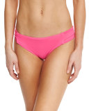 Gypsy Shirred-Side Hipster Swim Bottom