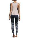 Airbrush Butterfly-Print Sport Leggings