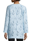 Jacquard Burnout Topper Coat