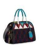 Tessuto Impunturato Satchel Bag