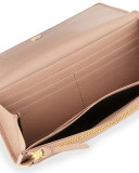 Edge Money Leather Wallet, Rose