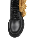 Aster Tassel Lace-Up Bootie, Black