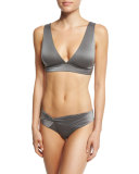 Liquid By Luxe V-Neck Swim Top