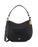 Nomad Leather Crossbody Bag, Black