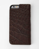 Brown Alligator iPhone 6 Wallet Folio
