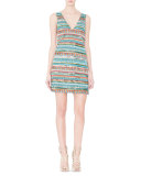 Venetia Sequin Mini Dress, Multicolor