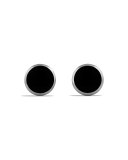 Round Cuff Links with Black Onyx