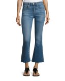 High-Waist Cropped Flare-Leg Jeans, Maybrook