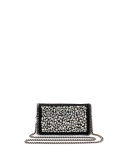 Falabella Jeweled Crossbody Clutch Bag, Black