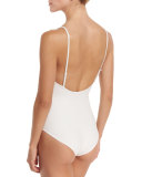 Honolua Smocked One-Piece Swimsuit