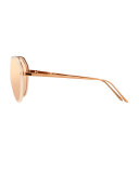 Oversized Aviator Sunglasses, Rose