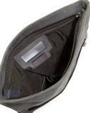 Rhinestone Waterfall Clutch Bag, Gray