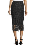 Maura Lace Skirt, Black