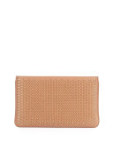 Loubiposh Spiked Clutch Bag, Nude