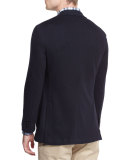Yorkshire Soft Two-Button Jacket, Barchetta Blue