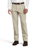 Five-Pocket Brushed Cotton Pants, Plaster