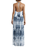 Mariah Floral-Print Maxi Dress, Malibu Print
