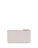 Monster Eye Colorblock Leather Pouch Bag, Red/Pink/Taupe